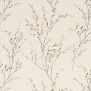 Pussy Willow Dove Grey Fabric by Laura Ashley